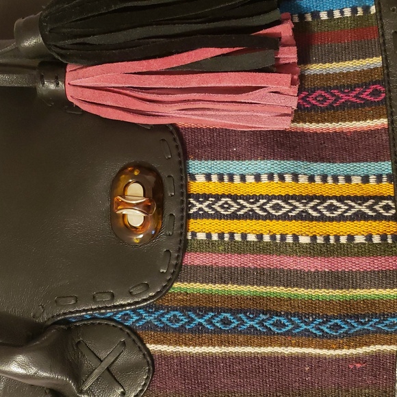 Sharif Purse Black and Multicolor Women's Bag - Picture 2 of 6